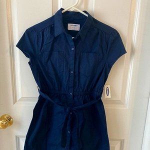 Old Navy, Girl's Dress, Navy Blue, Sz. 14-16